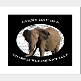 Every Day Is A Word Elephant Day Posters and Art